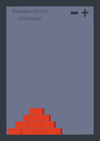 Random brick simulator