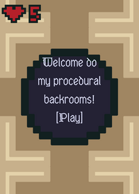 Procedural backrooms engine