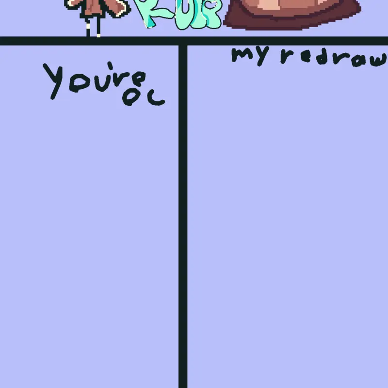 Redraw oc umm yeah that is all by @mia_luv