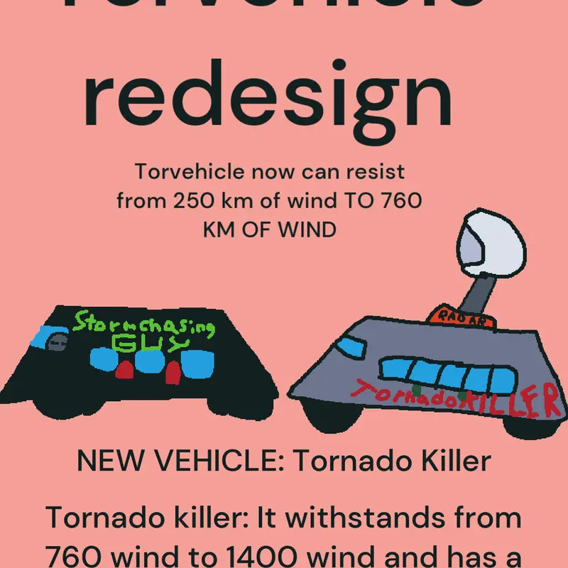 Torvehicle redesign AND NEW VEHICLE by @stormchasingfan_xd
