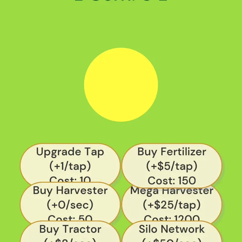 Corn tycoon by @Keagan2