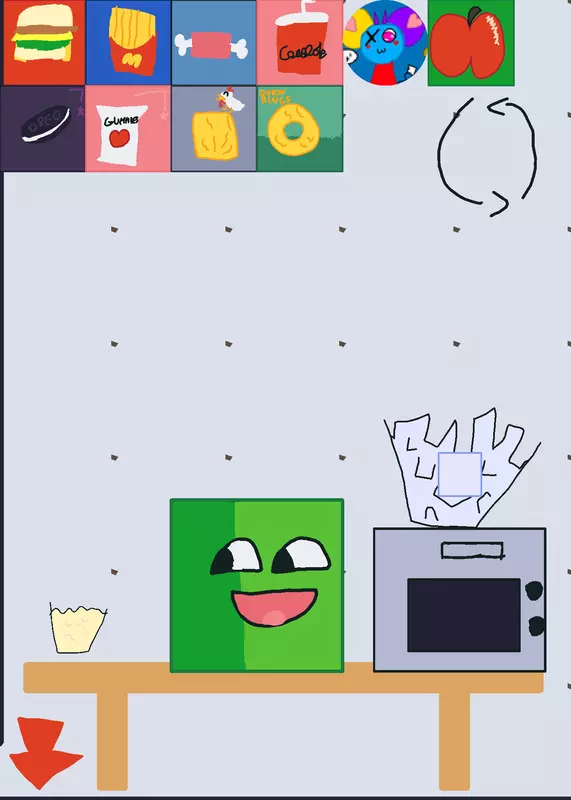 Green mukbang by @The_Dionisuper50