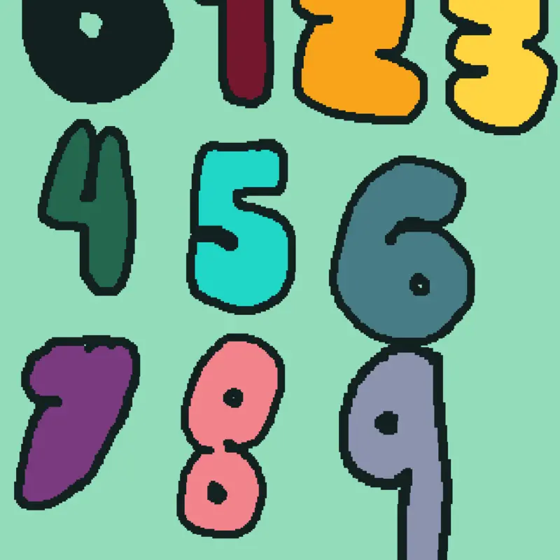 Numbers by @dion202167