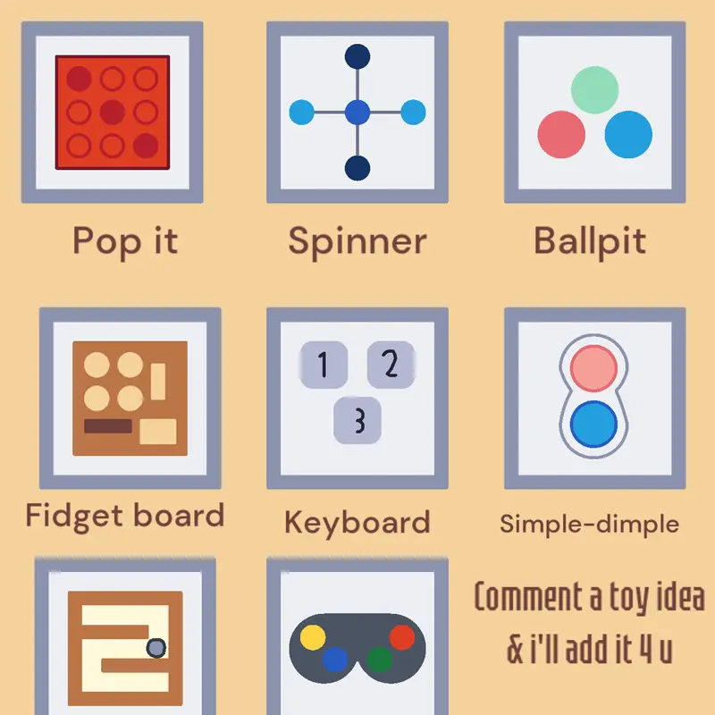 Fidget toys by @JR_game