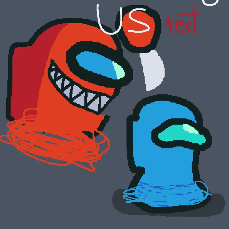 Among us test by @fingerpaint