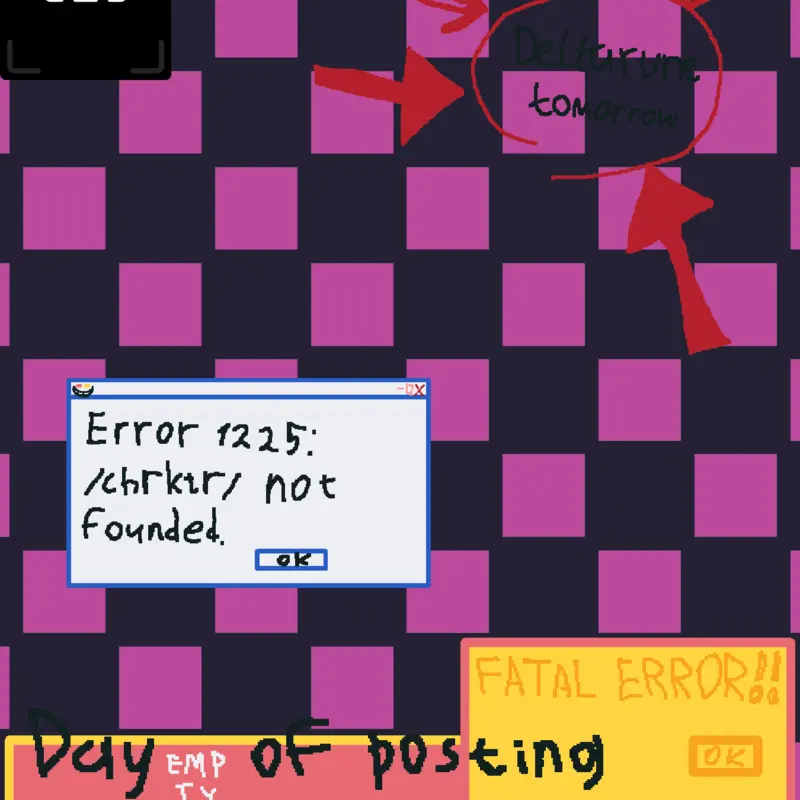 deltarune tommorow (empty) by @KostyaZabegin