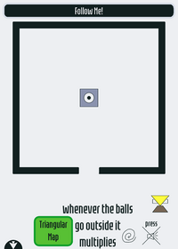 whenever the balls go outside it multiplies