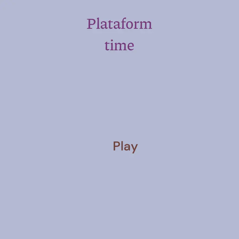 Plataformer by @MateusKieffer