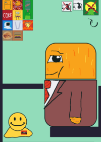Feed mr nugget but evil bob is here