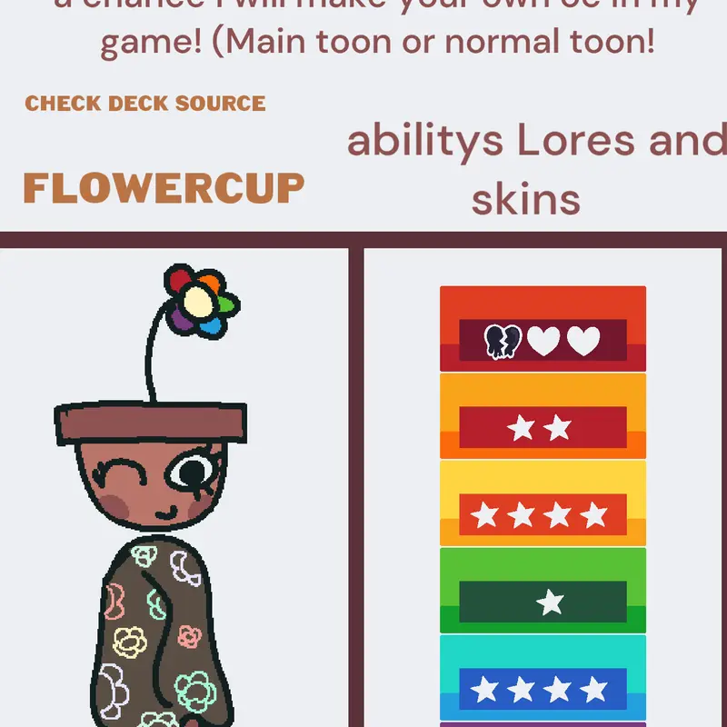 Peekaboo check deck source by @Gr33nbr0andVi0l3t
