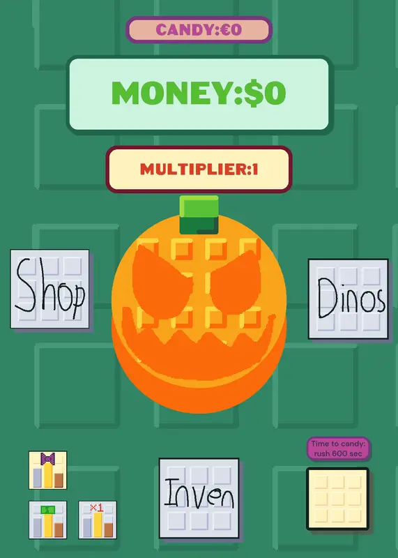 🎃 | Click a button for Dinos🦖 by @RevYtrem