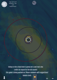 Blackhole simulator/sandbox!