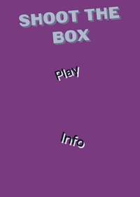 Remake of the game “shoot the box”