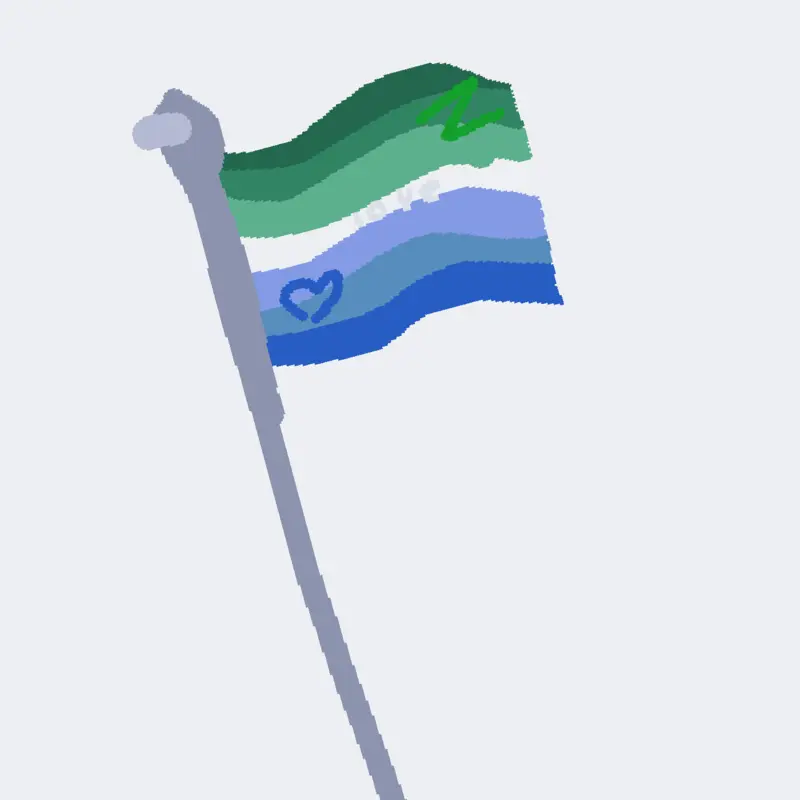 Day 2 of drawing pride flags by @BaemGaems