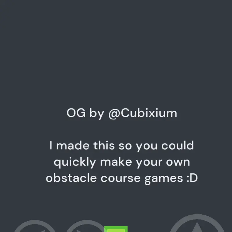 Obstacle Course Kit by @LinuxGD