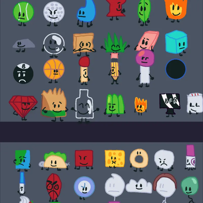 Bfb marble race by @Teardropbfdi