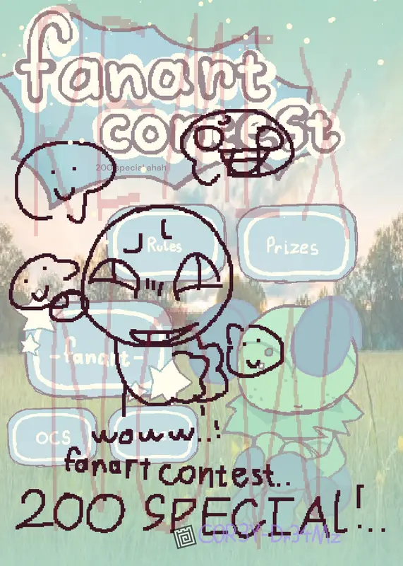 FANART CONTEST by @C0R3Y-Dr34Mz