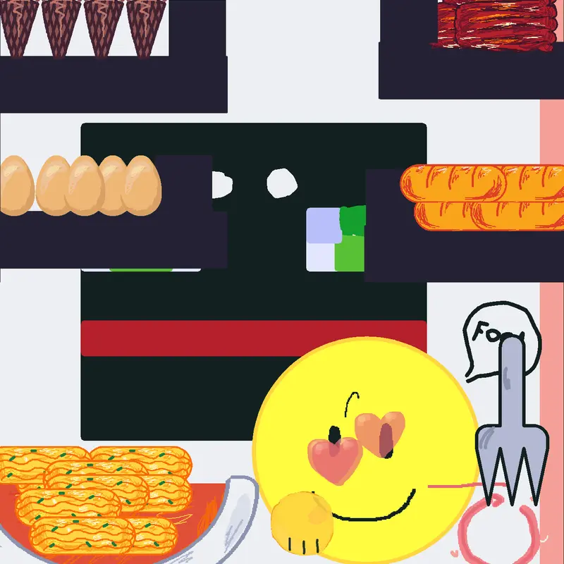 Mukbang with Verity by @Sangzehdkfjd