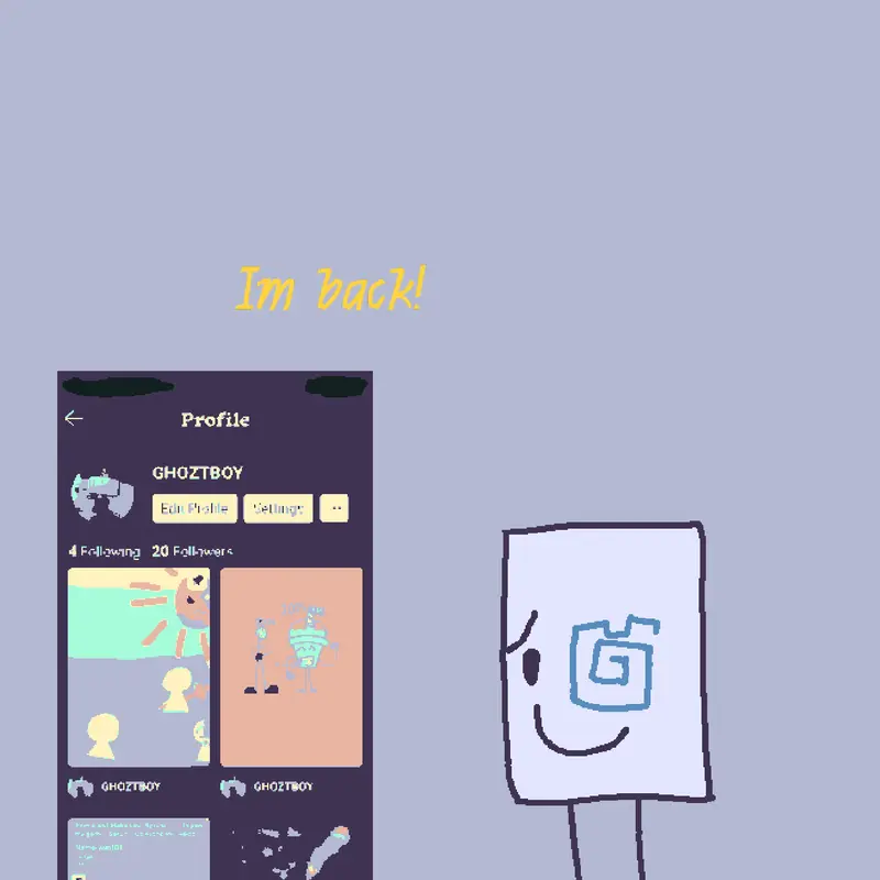 I miss you guys ['=, by @GHOZTBOY