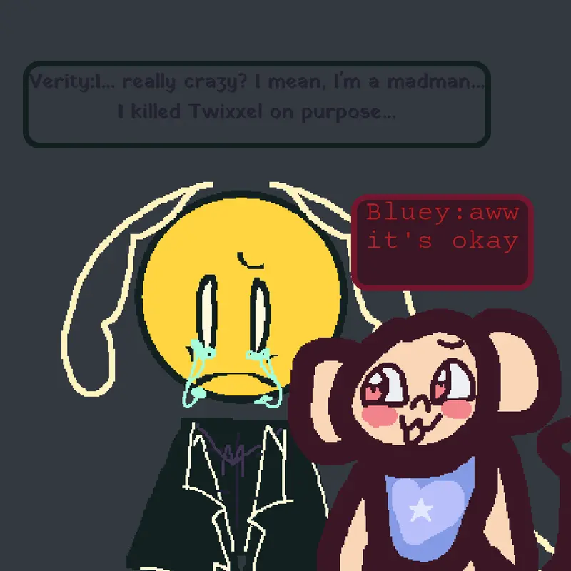 Bluey helps verity calm down by @daboiledone865468967