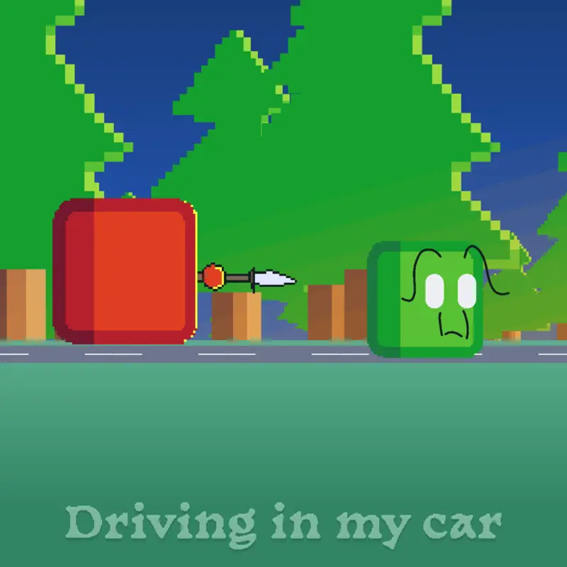 Driving in my car by @IvanThePurple