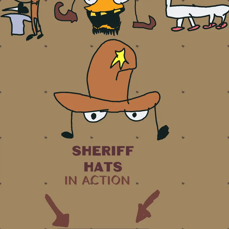 Sheriff Hats in Action by @piroclito