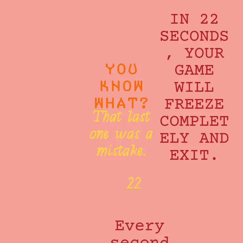 Game by @beeziness