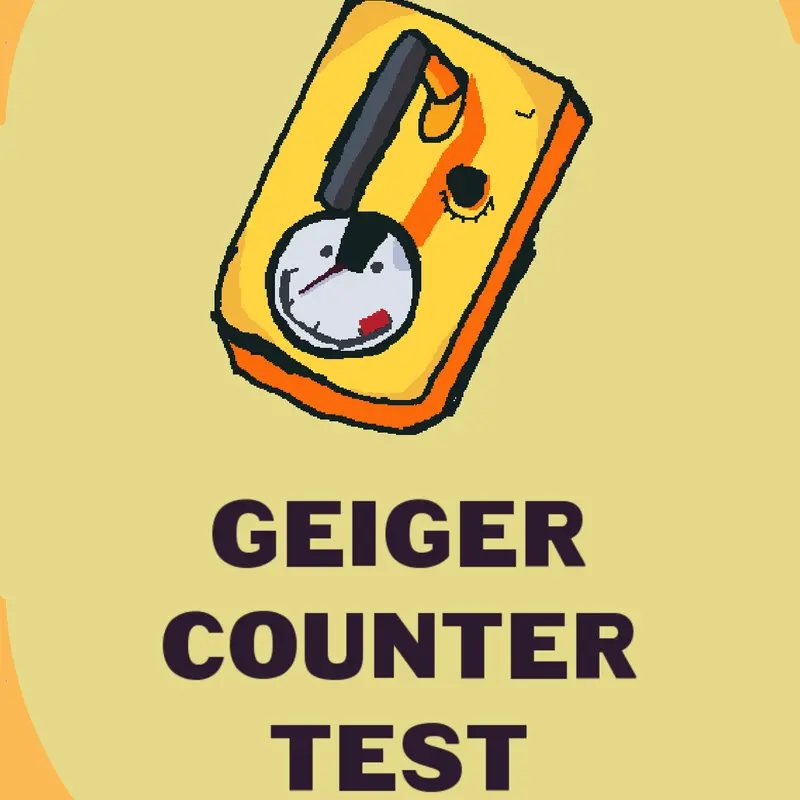 Geiger counter test by @JesseMiles