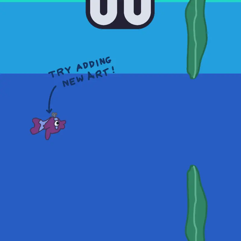 Swimmy Barnaby! by @Ninelvne