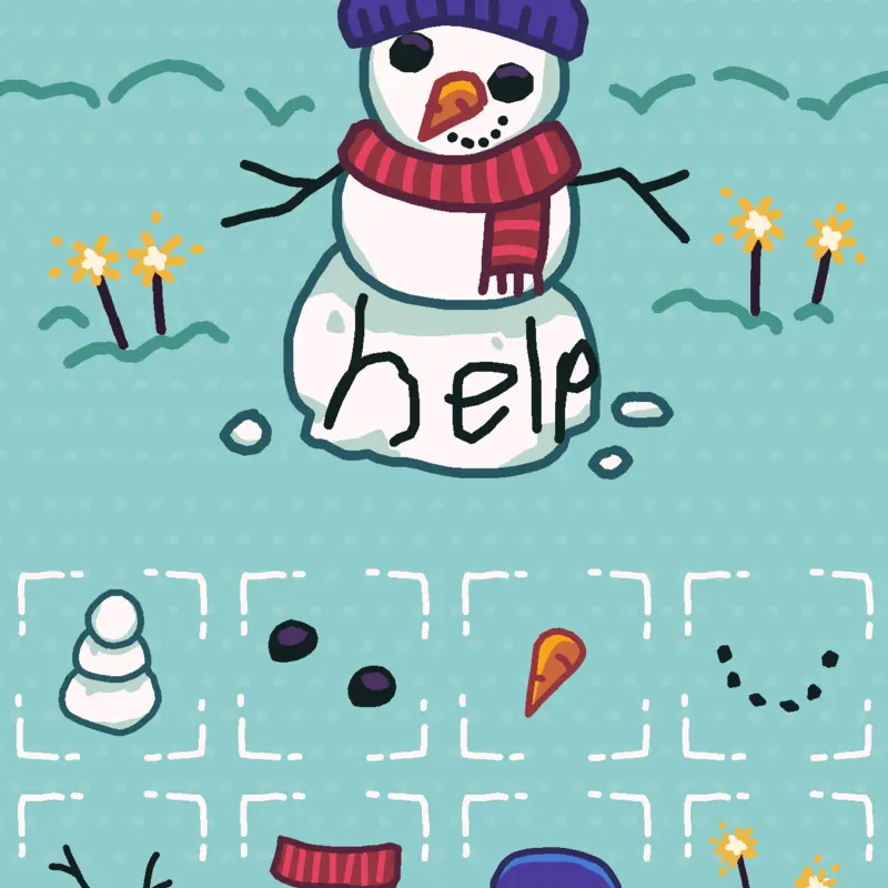 A snowman creating thing by @Cricky2
