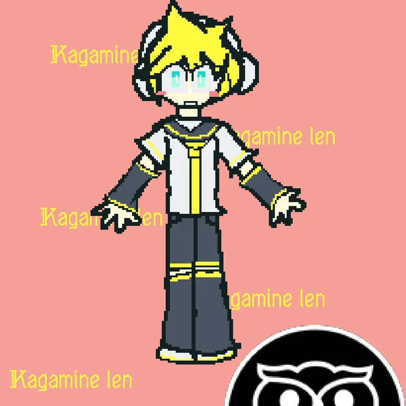 Kagamine len vocaloid by @snow_456