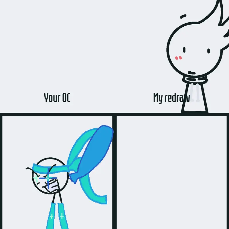 Blue blob by @AlthafyuliandraChannel