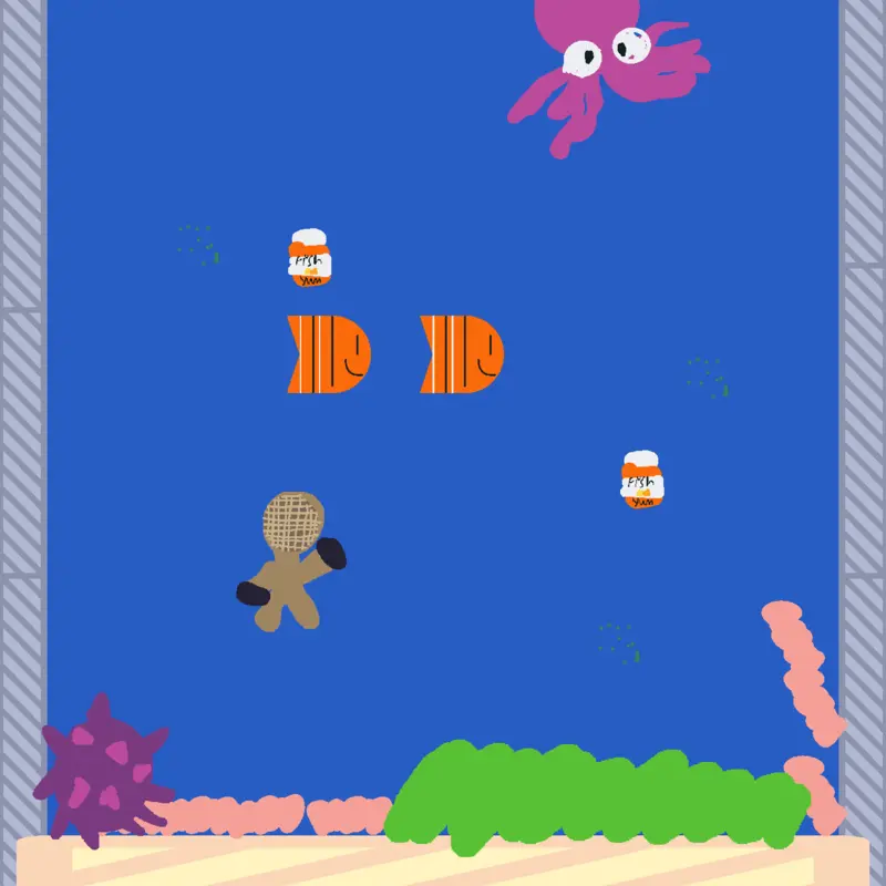 Aquarium game by @P1NKSH4R1E