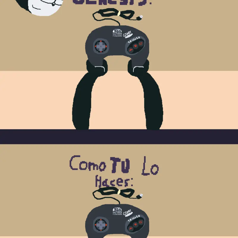 Como Yo Agarro Un Mando De Genesis VS Tu by @Special_True_1