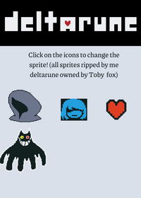 Deltarune sprites!