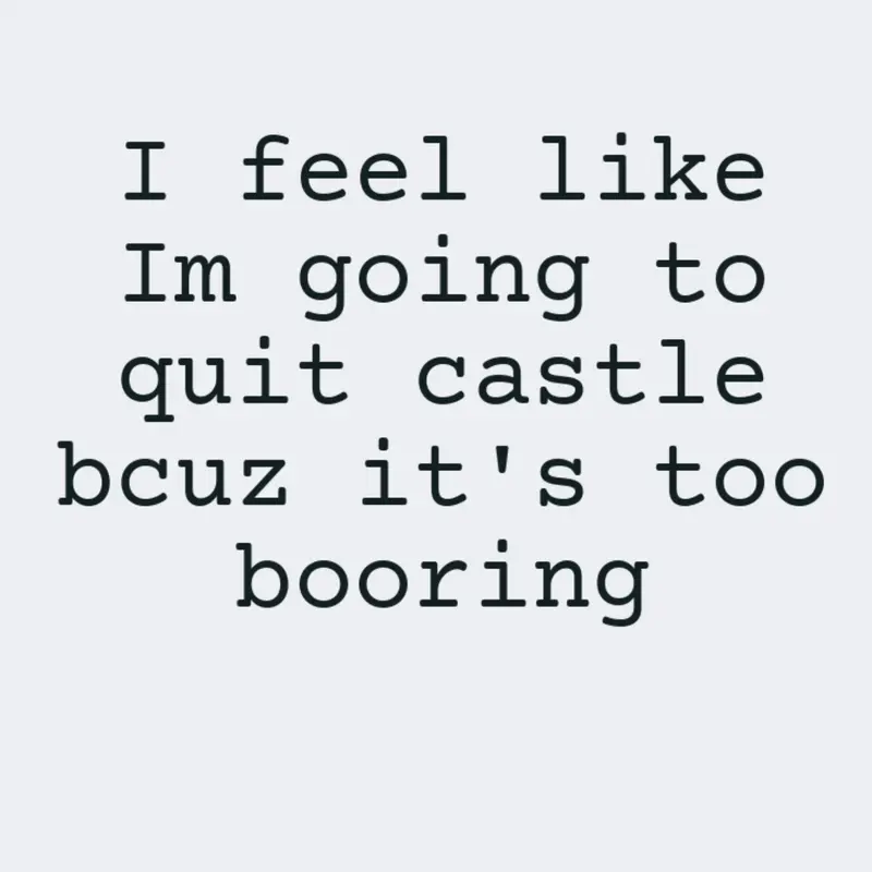Quit by @fishintheponds