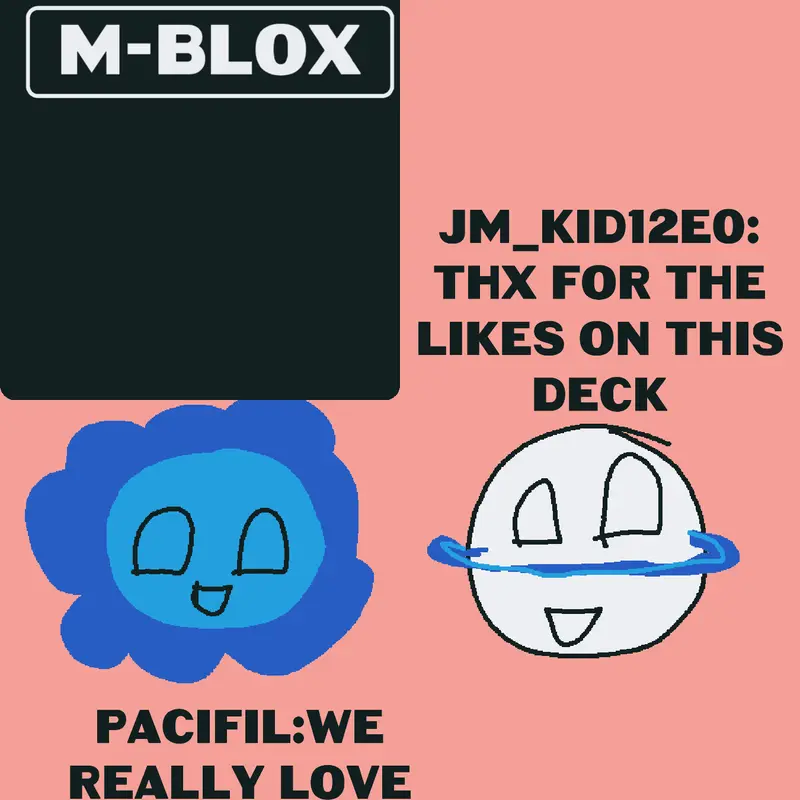 Celebrating 11 likes on my main deck by @M-blox_Official