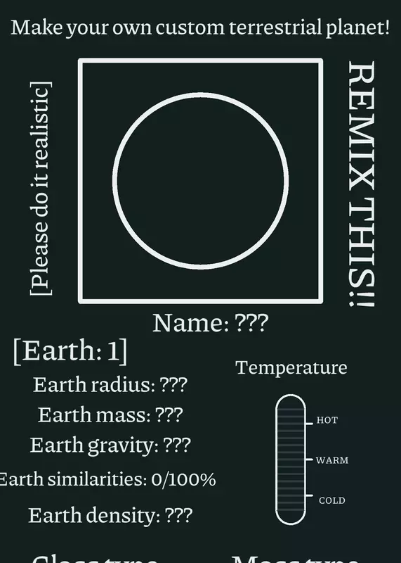 Custom terrestrial planet by @Xroozeii