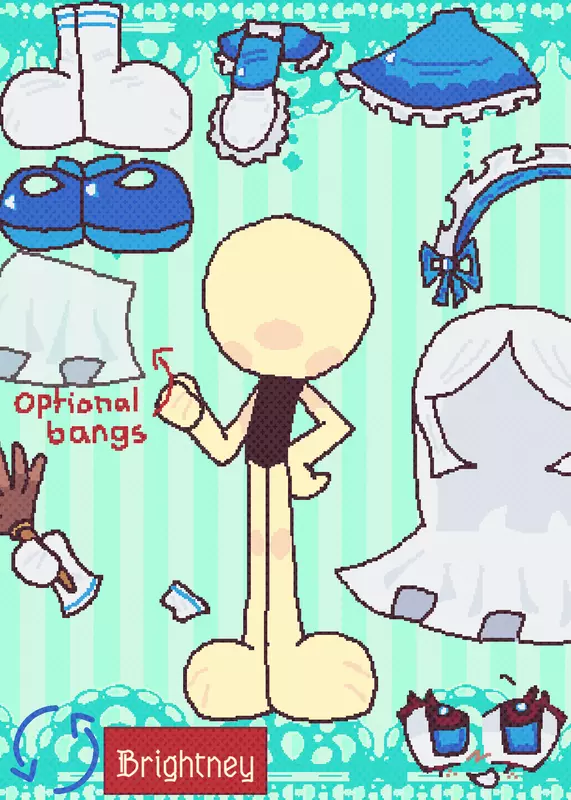 Dandy's World Human Dress Up by @St4rJ4d3