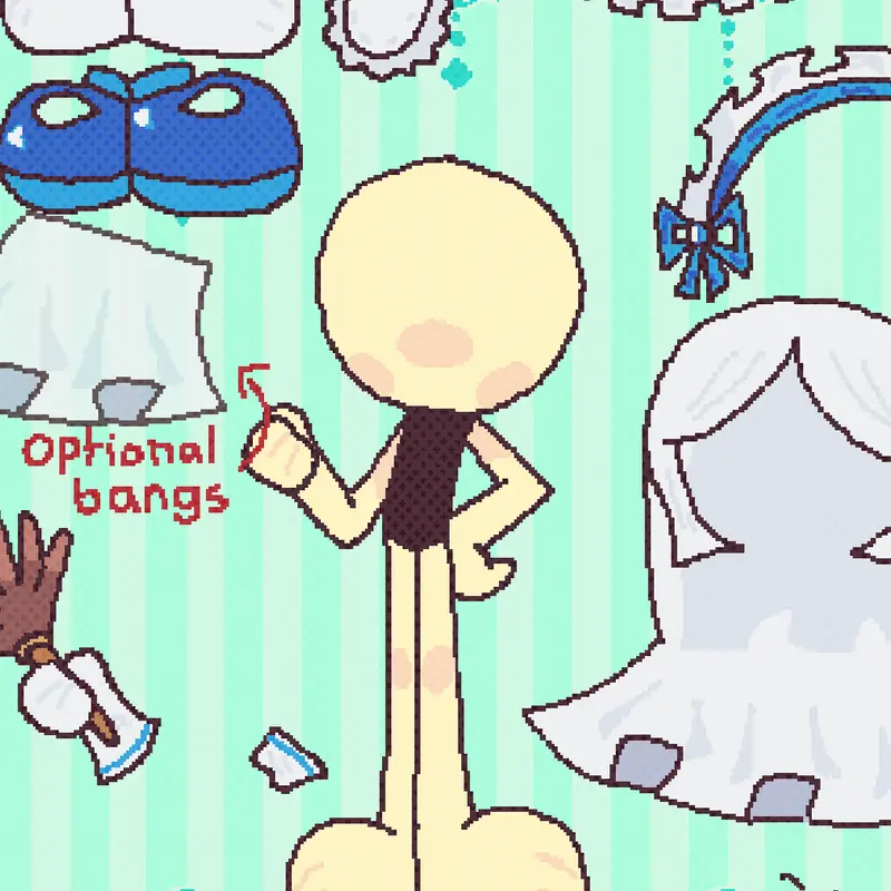 Dandy's World Human Dress Up by @St4rJ4d3
