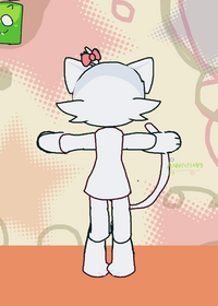 Cyriak meow white kitty cat fish food