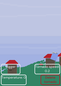 Tornado simulator