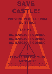 CASTLE IS IN DANGER!