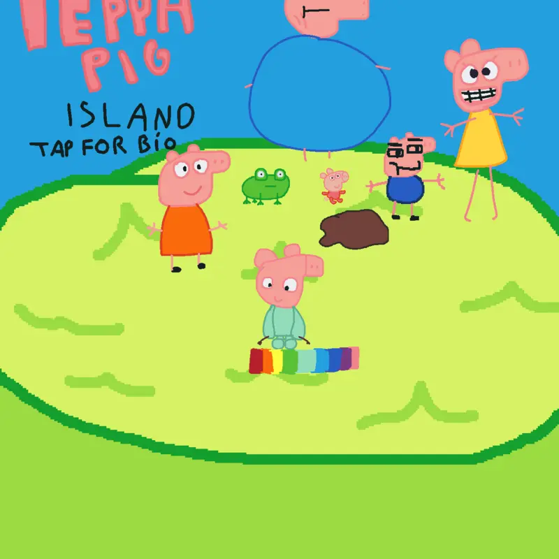 Evie on peppa pig island by @1234count