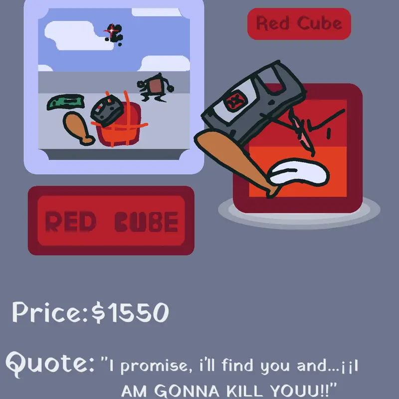 Red Cube Batting Day by @4emixGuy