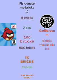 Pls donate bricks :(
