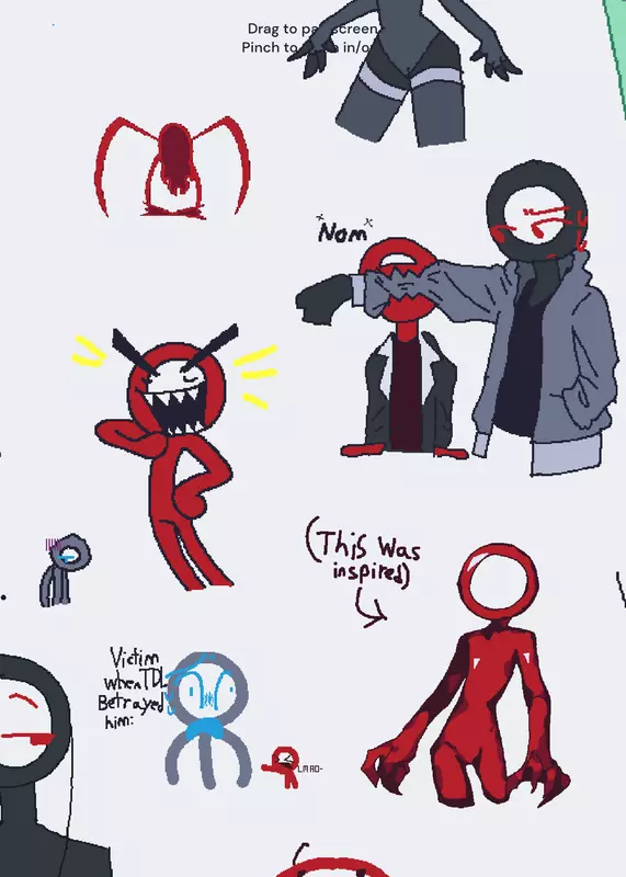 Random doodles by @TH3D4RKL0RD