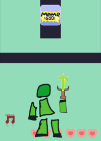 Add ur oc fighting the geometry dash...