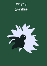 Angry gorillas
