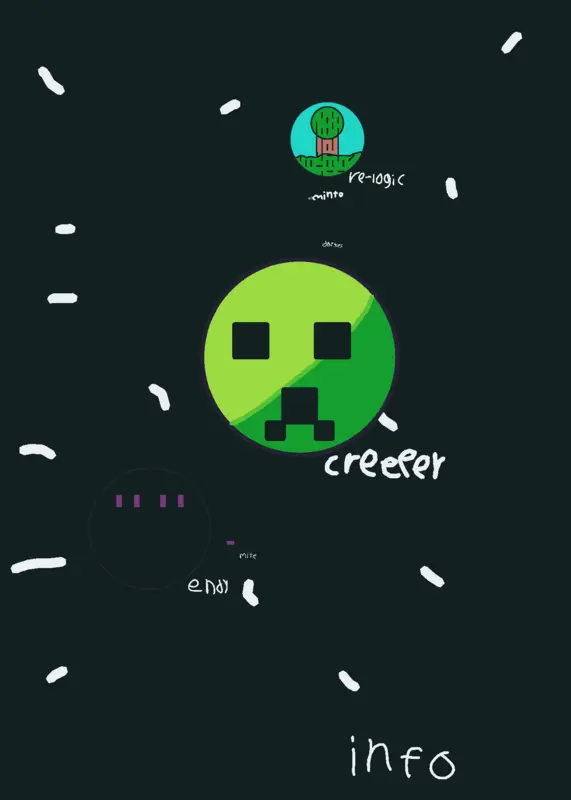 M by @creeperyTheCreeper